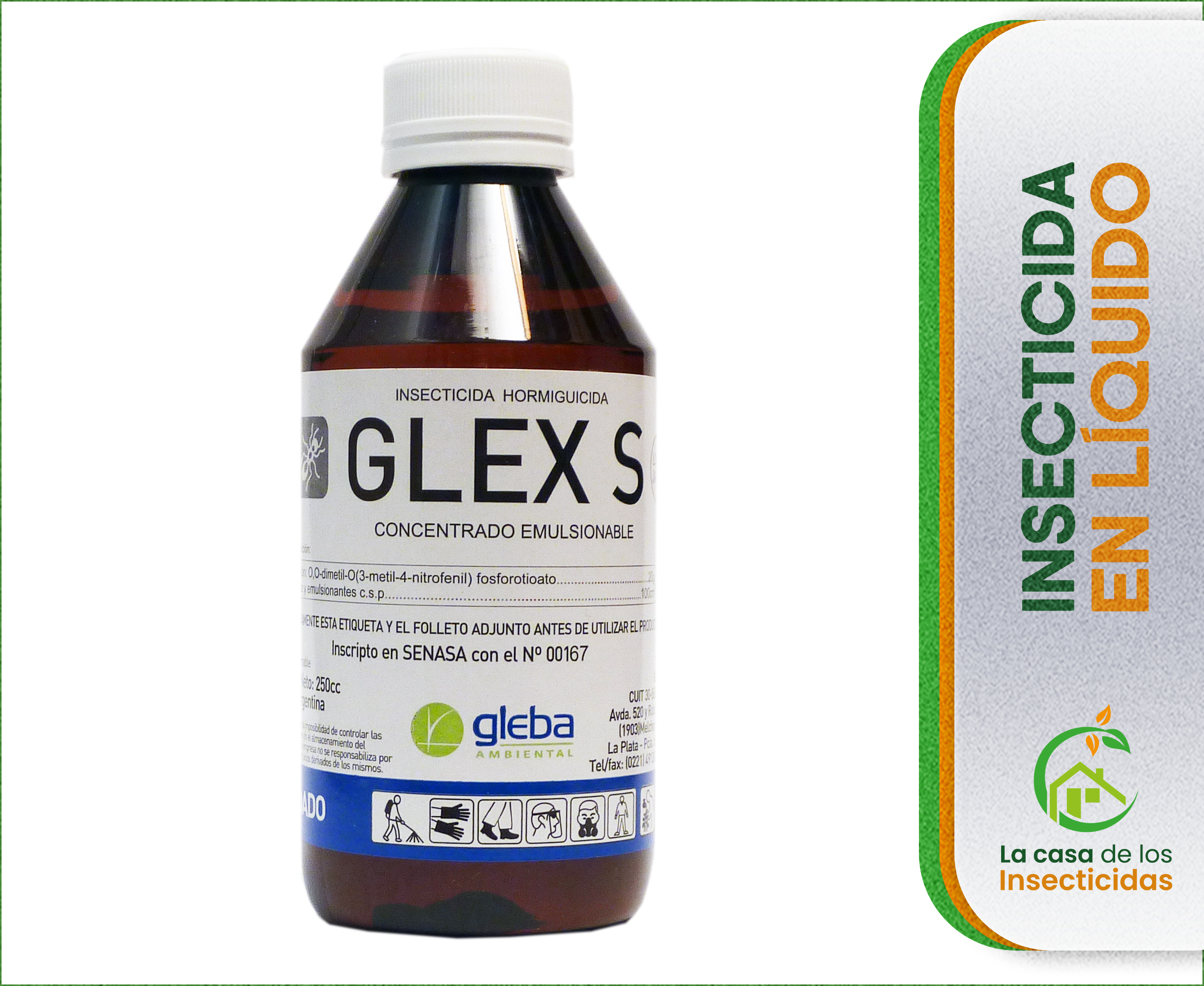 Glex S Hormiguicida Insecticida 250 cc.